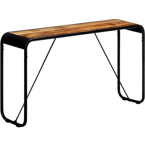 Konzolni stol 140 x 35 x 76 cm od grubog masivnog drva manga slika 9