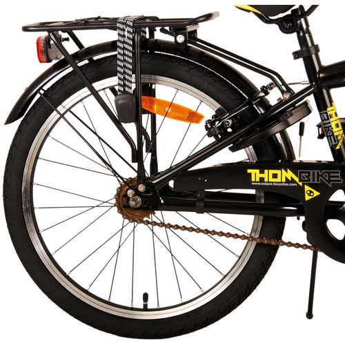 Volare Thombike 20" dječji bicikl s dvije ručne kočnice crno-žuti slika 4