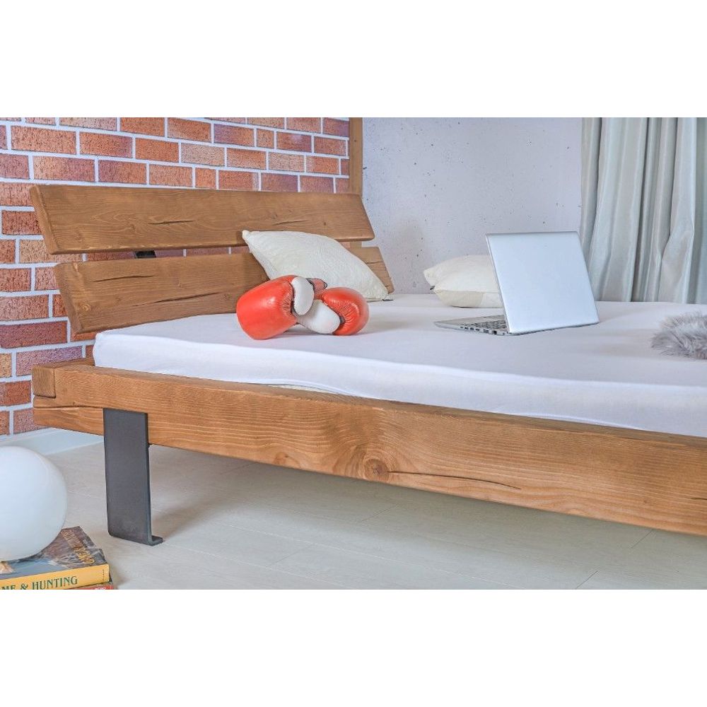 Krevet MALAK 4 140 x 200 cm hrast slika 5