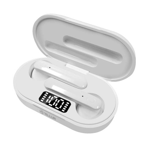 Tellur flip true WIRELESS earphones - WHITE slika 2