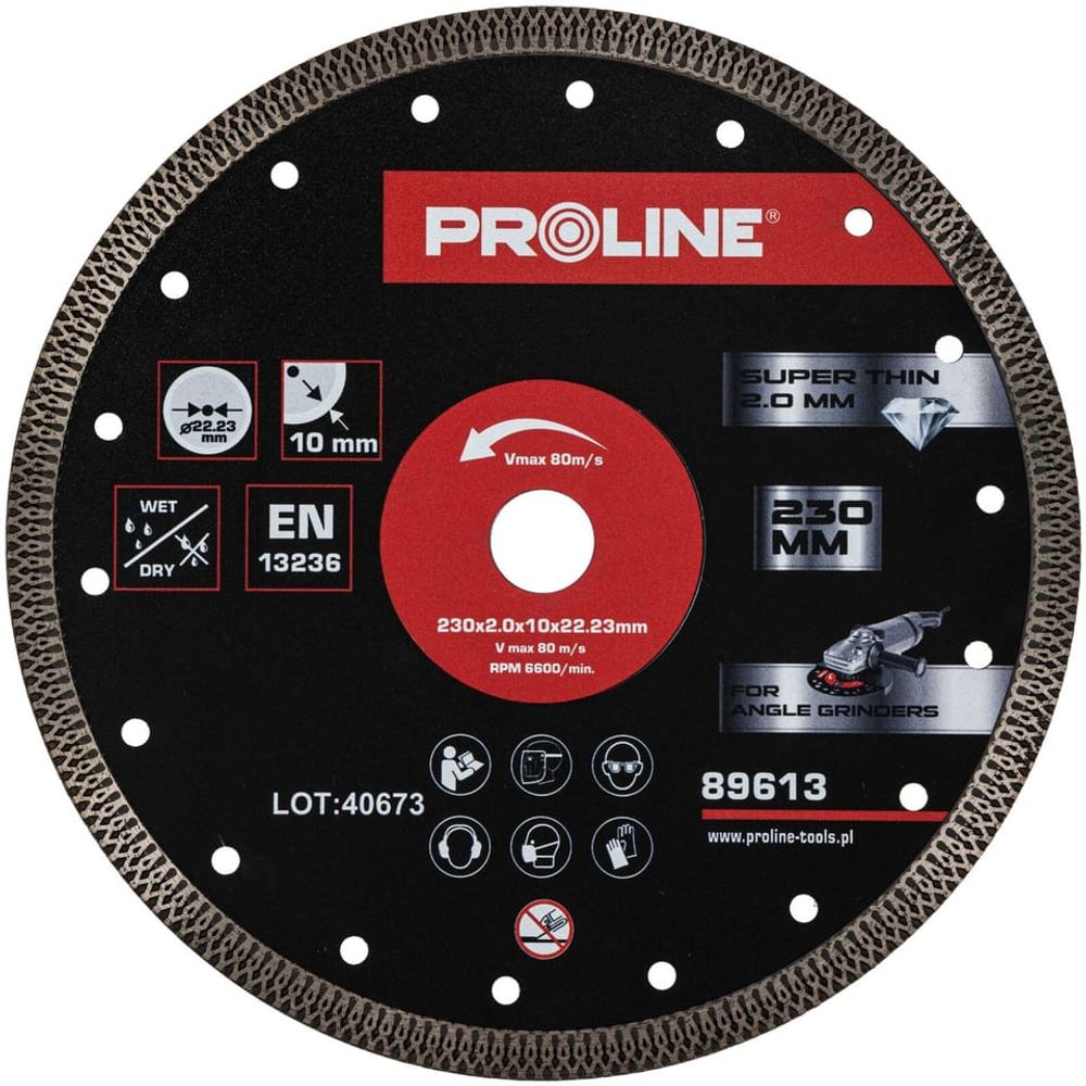 Disk Dijamantni Tanak 230Mm 2,0X10X22,23Mm slika 1