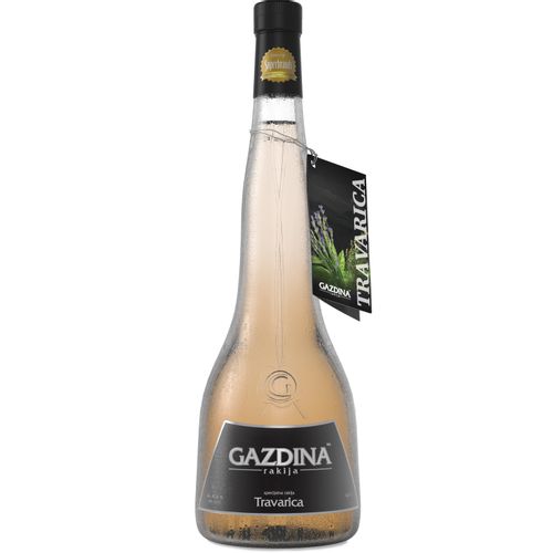 Gazdina rakija travarica 40% vol.  0,7 l slika 1