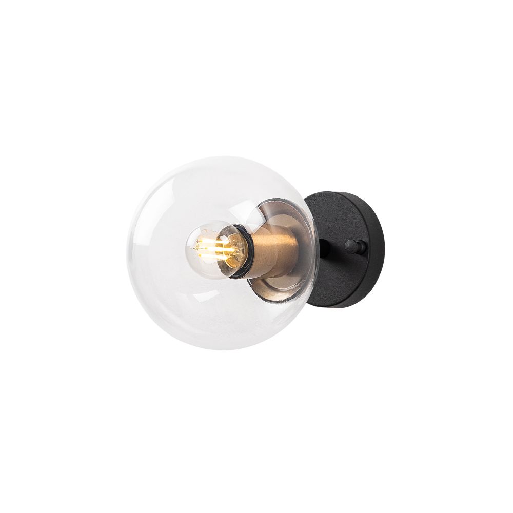 Atmaca - 10225 Crna Antikna Zidna Lampa slika 5