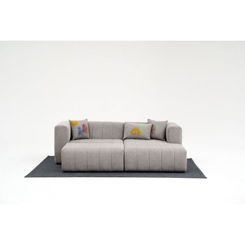 Atelier Del Sofa Kutna garnitura, Beyza Mini Right - Light Grey slika 4