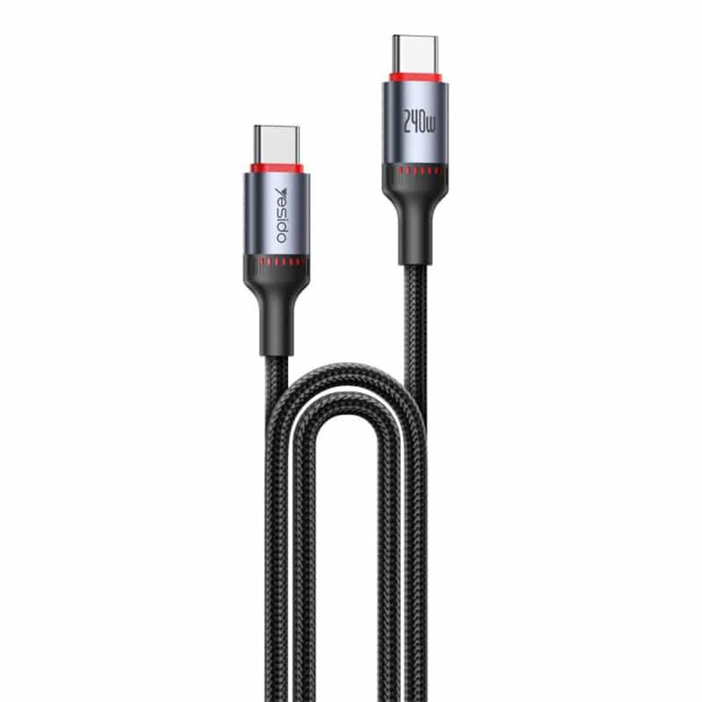USB-C na USB-C kabel Yesido CA185 240 W 200 cm crni slika 2