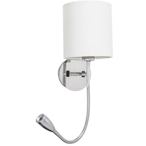 Rabalux Larkin zidna lampa sa čitačem E27 40W LED3W slika 1