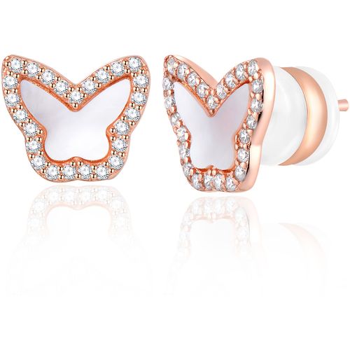 Crystal Vision naušnice Shell rose gold slika 1