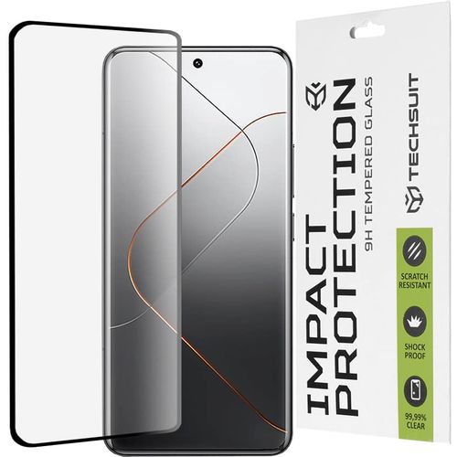 Techsuit – 111D Full Cover / Full Glue Glass / 3D Curved Screen za Xiaomi 14 Pro – crno slika 1