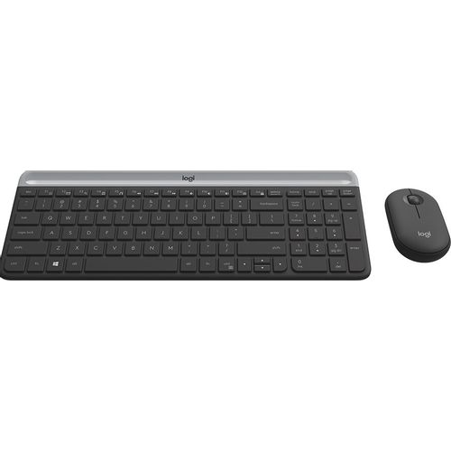 Logitech Slim Wireless Keyboard and Mouse Combo MK470 - GRAPHITE slika 1