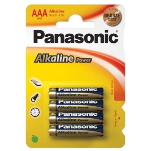 Panasonic alkalna baterija AAA LR03E, blister pakiranje, 4 komada