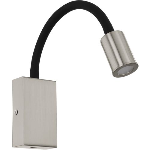 Eglo Tazzoli zidna/1, led, 3,5w, 380lm, usb, nikl-mat/crna  slika 1