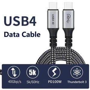 USB kabl tip C 1.2m thunderbolt 3 KT-USB4.1.2