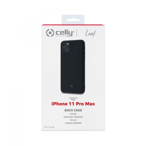 CELLY Futrola LEAF za iPhone 11 PRO MAX u CRNOJ boji slika 3