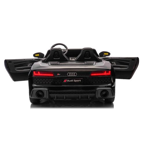 Licencirani auto na akumulator Audi R8 Spyder LIFT - dvosjed - crni slika 9