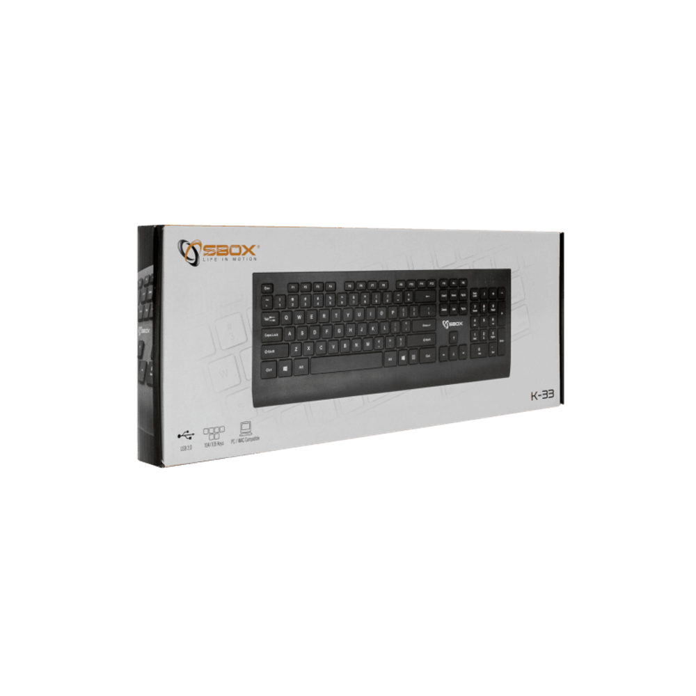 SBOX Tastatura USB K-33 / HR slika 3