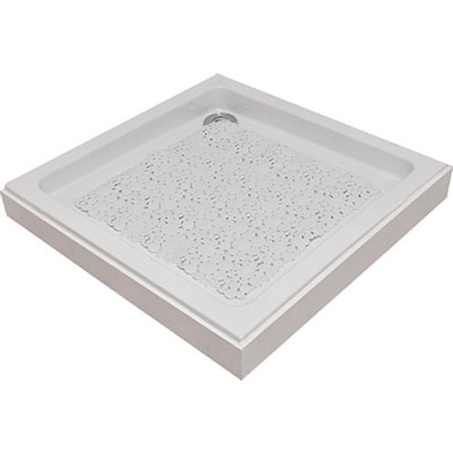 TENDANCE PODLOGA ZA KADU 50 x 50 cm PVC, BIJELA BUBBLES slika 1