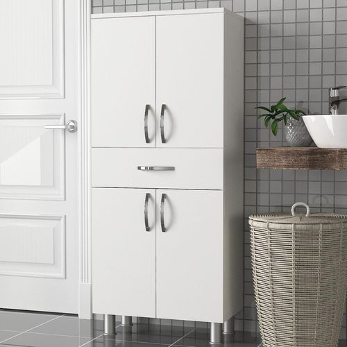 Arizona 4 Kapak - White White Bathroom Cabinet slika 1