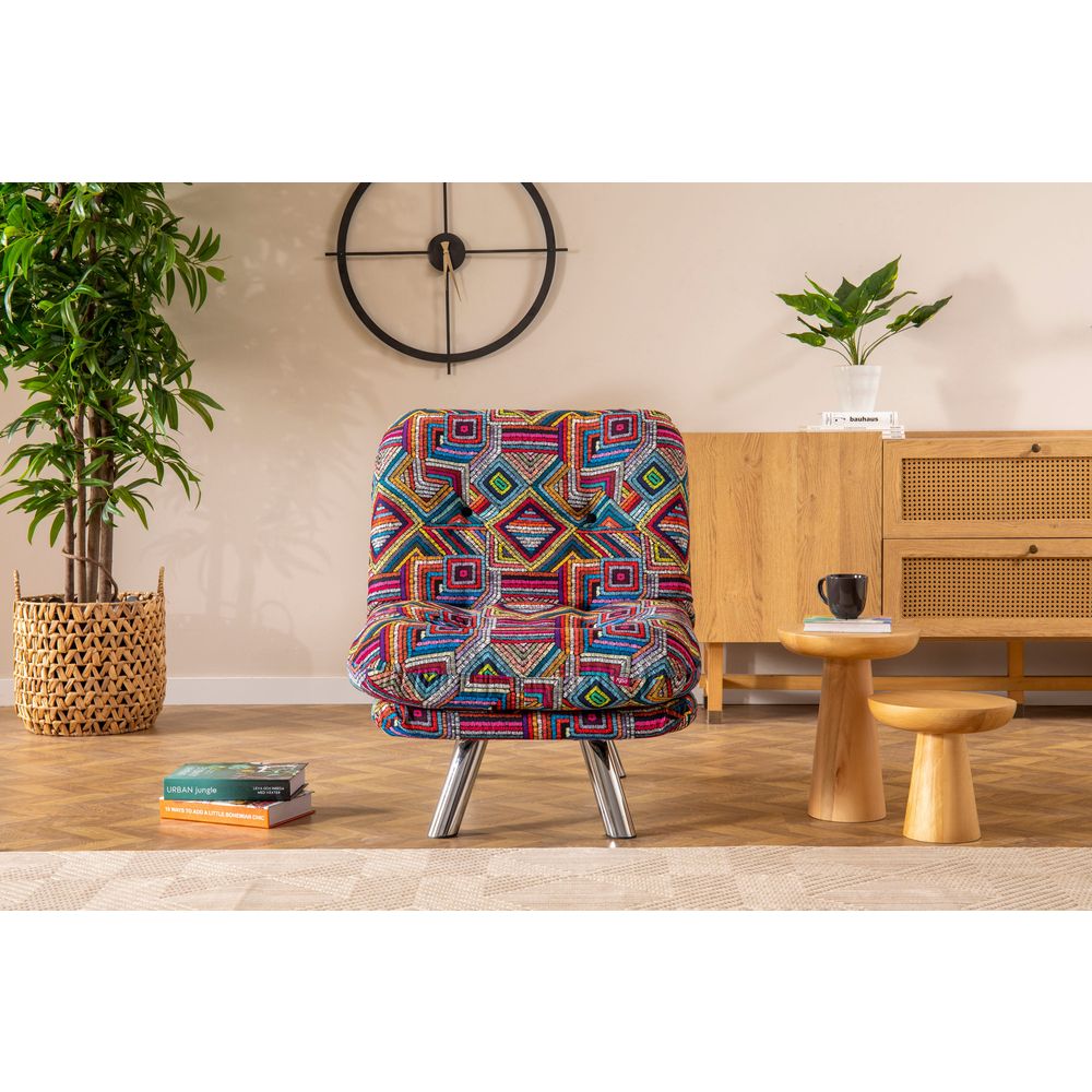 Misa Small Solo - Patchwork Multicolor Sofa na Razvlačenje za Jednu Osobu slika 2
