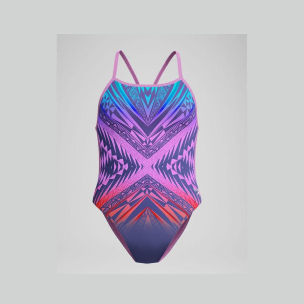 Speedo Ženski kupaći kostim PLMT DIGI VBK 1PC AF BLUE slika 2