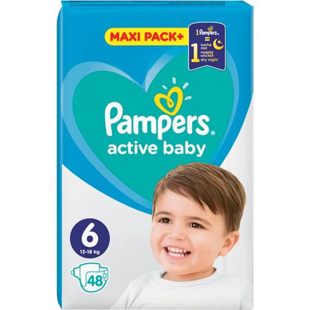 Pampers Active Baby pelene maxi pack slika 5