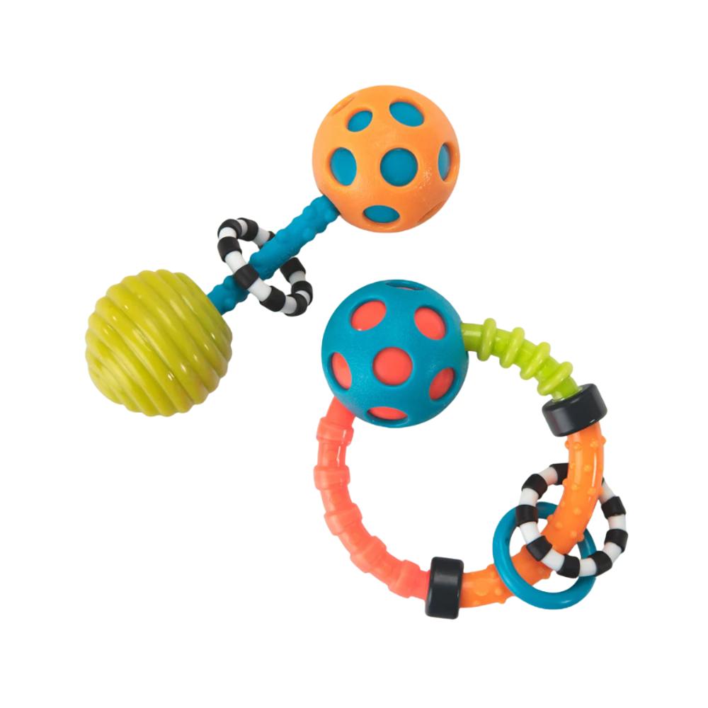 Sassy Bend & Flex Ring Rattle zvečka slika 1