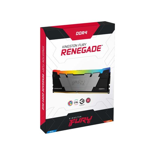 KINGSTON DIMM DDR4 32GB 3200MT/s KF432C16RB2A/32 FURY Renegade RGB Black XMP slika 1