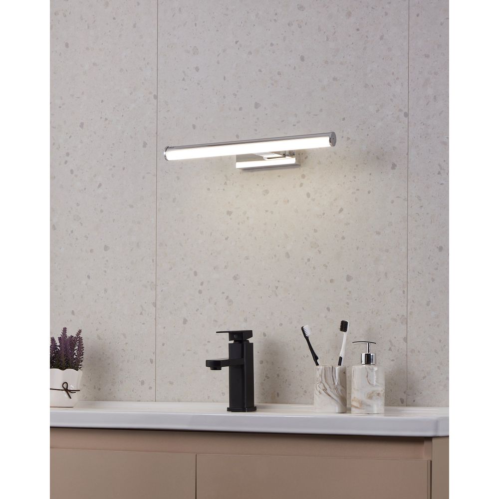 Eglo Vadumi zidna/1, led, 7,4w, 900lm,d400, ip44, krom/bijela  slika 2