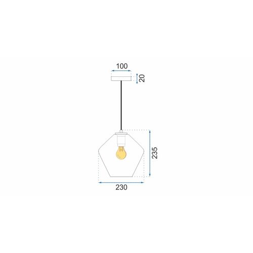 TOOLIGHT Staklena stropna svjetiljka APP439-1CP APP440-1CP slika 18