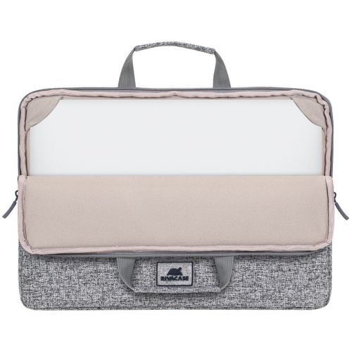 Torba RivaCase 15.6" Anvik 7915 Light Grey laptop sleeve with handles slika 10