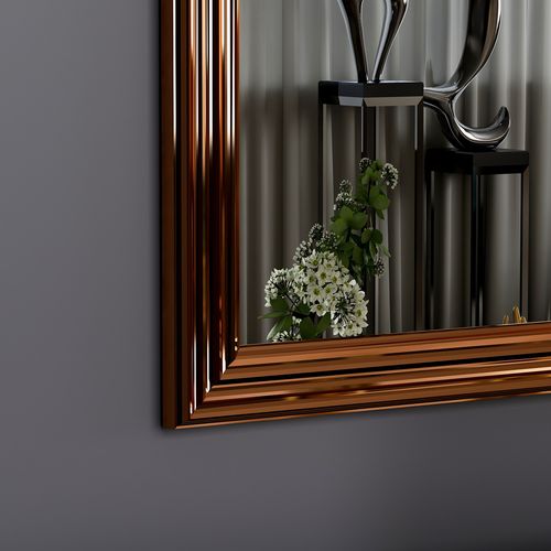 Woody Fashion Set ogledala (4 komada), bronca, Loza - Bronze slika 4