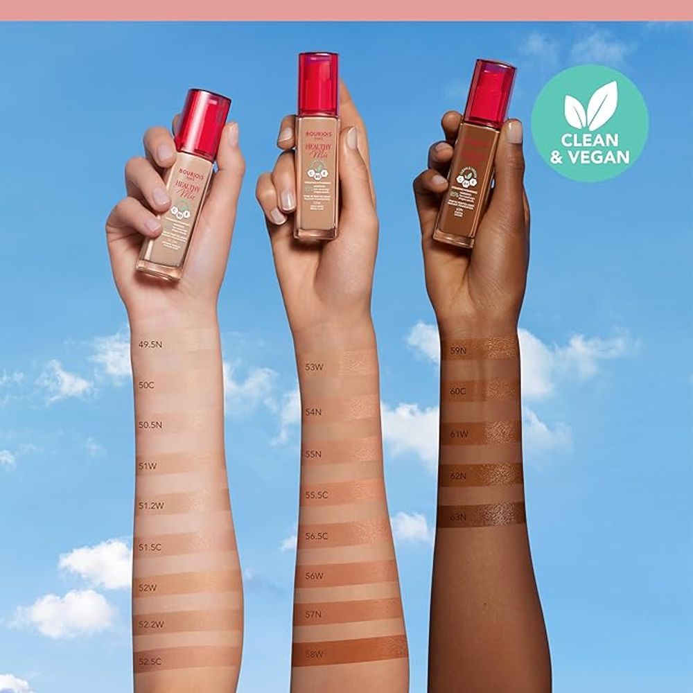 Bourjois Tekuči puder Healthy Mix Clean 52.5 Rose Beige 30ml  slika 2