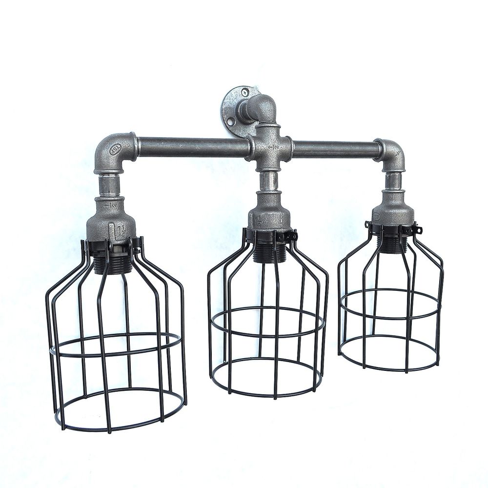 Pp114 Crna Zidna Lampa slika 2
