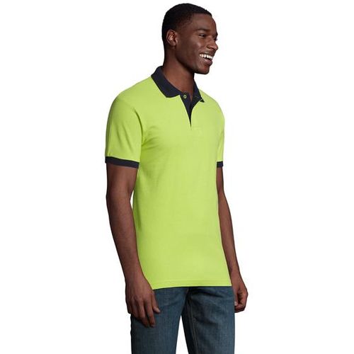 PRINCE muška polo majica sa kratkim rukavima - Apple green/teget, XL  slika 3