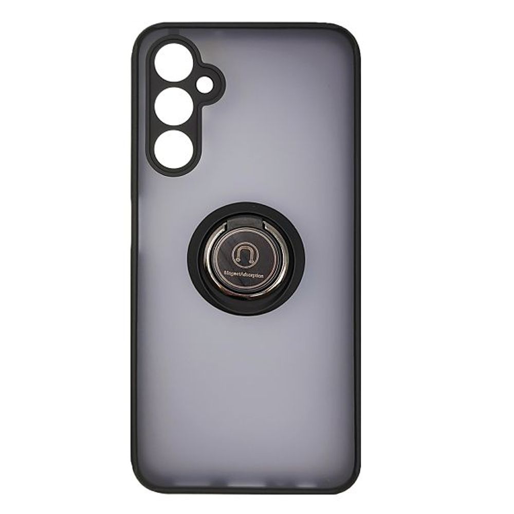 MM TPU SAM GALAXY A57 MATTE BLACK WITH RING slika 1