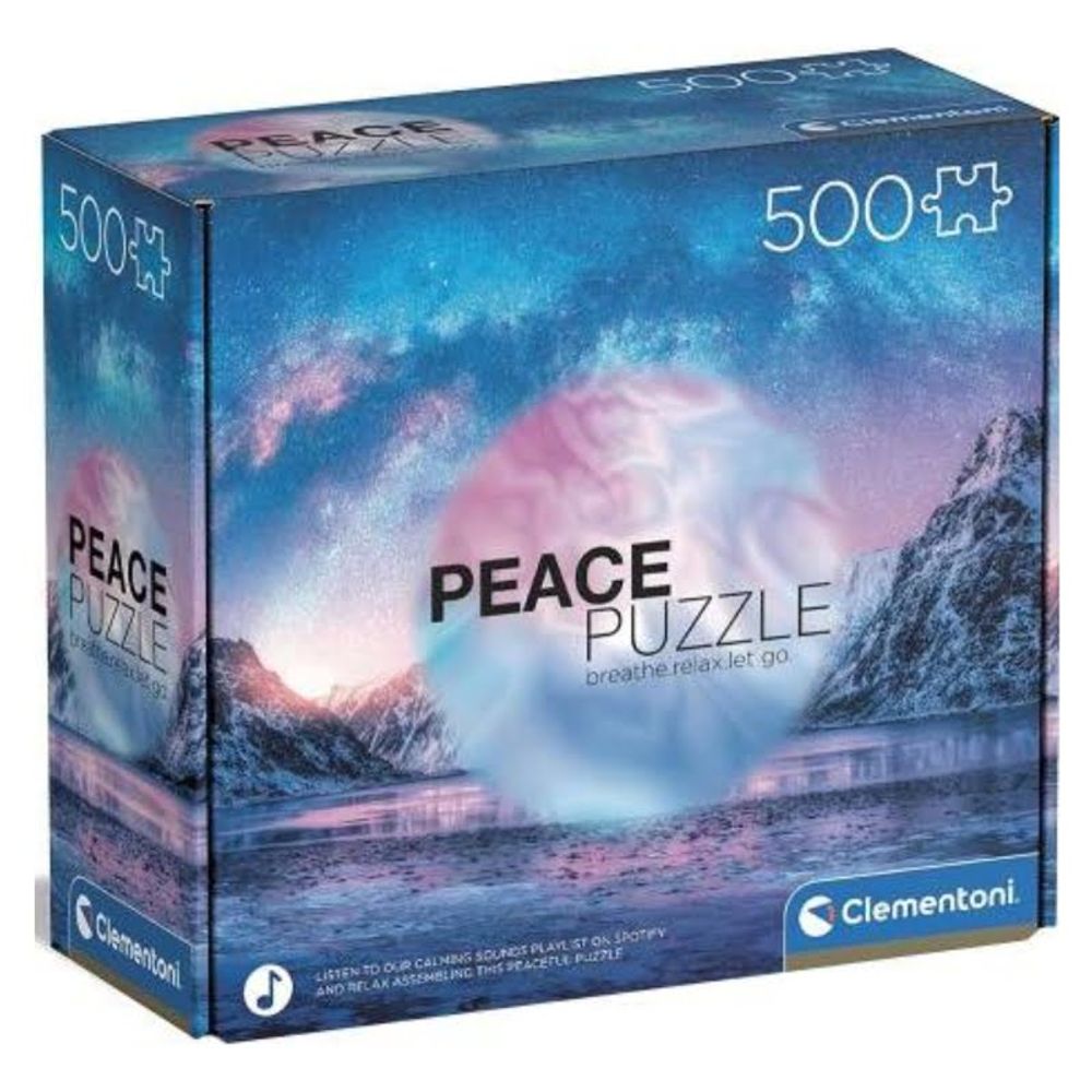 Clementoni Puzzle Peace Light Blue 500kom slika 1
