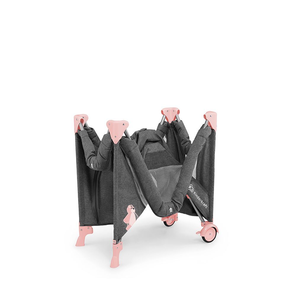 Kinderkraft Vikend krevetac JOY, Pink slika 7