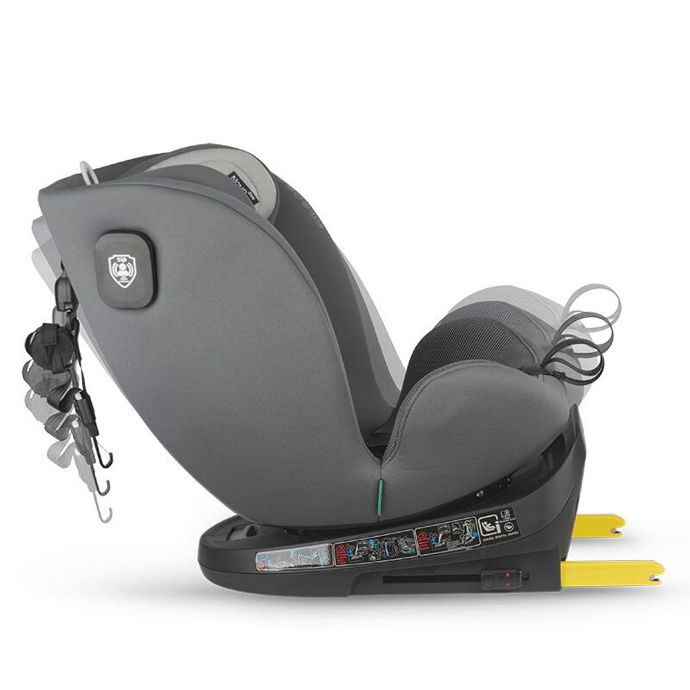 Coccolle® Autosjedalica Nova iSize 360° 40-150cm Isofix, Moonlit Grey slika 16