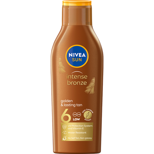 NIVEA SUN intense bronze losion za zaštitu od sunca sa karotenom SPF 6 200 ml slika 1