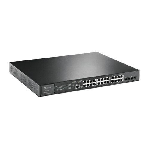 TP-LINK JetStream 24-Port Gigabit PoE+ Switch s 4-Port 10GE SFP+ L2+ slika 1