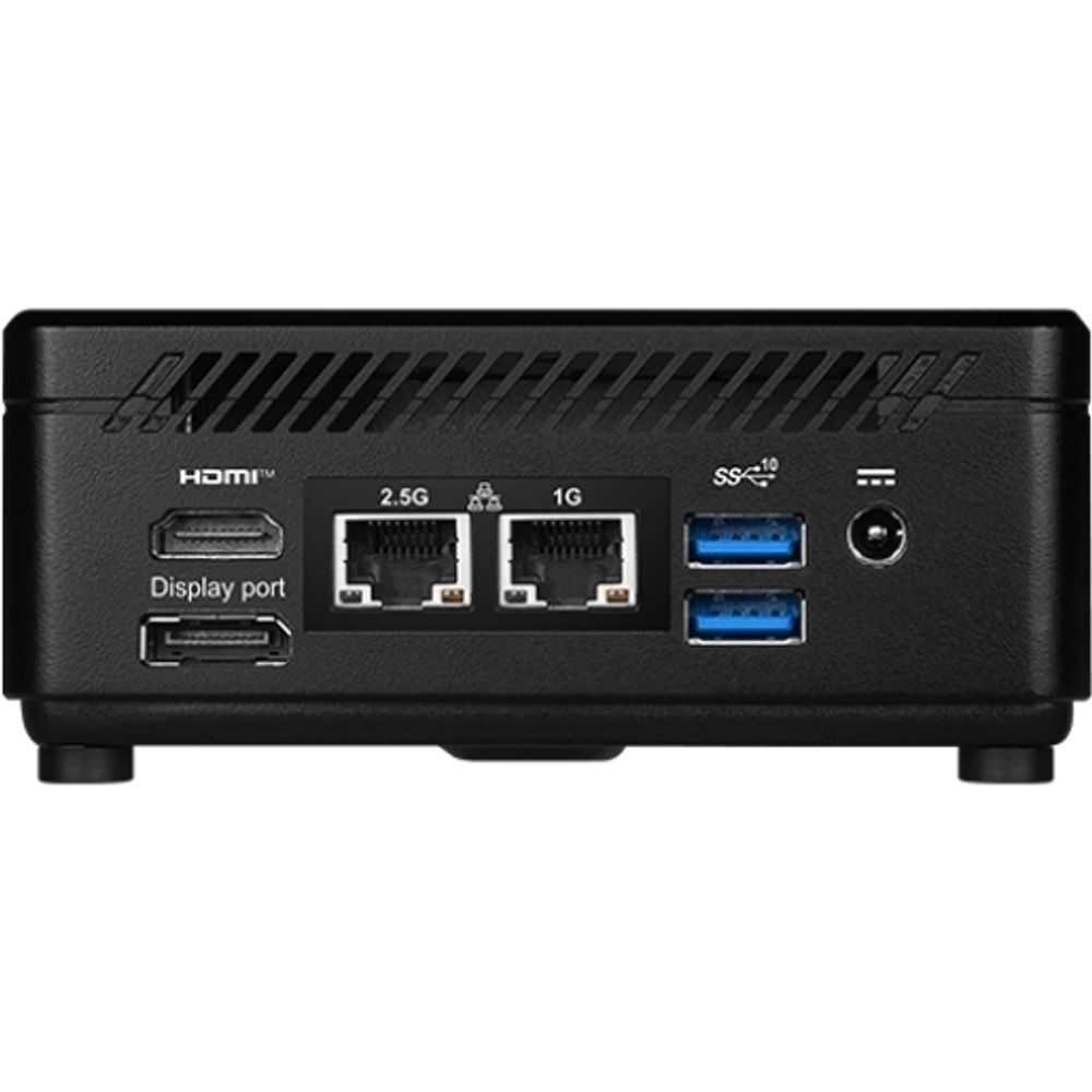 Mini stolno računalo MSI Cubi 5 1M-440BEU / Core 3 / 8GB DDR5 / 512GB SSD / WiFi 6E + BT 5.3 / 1x2.5Gbps + 1x1Gbps / Windows 11 Home (crni) slika 2