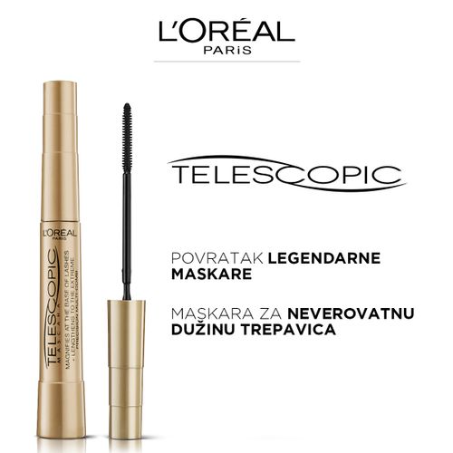 L'Oreal Paris Telescopic Noir maskara slika 4