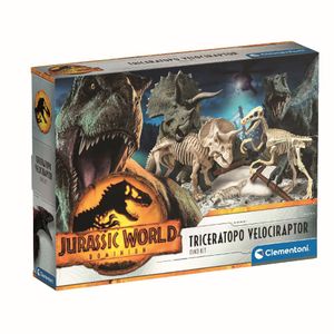 Clementoni Jurassic World Triceratopo And Velociraptor Dino Kit - Iskopaj fosil