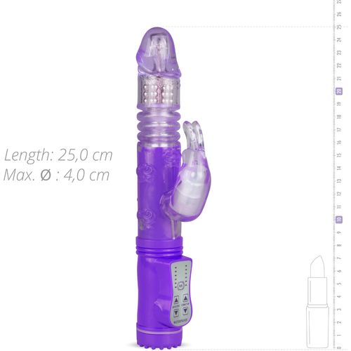 Rabbit vibrator Easytoys - ljubičasti slika 7