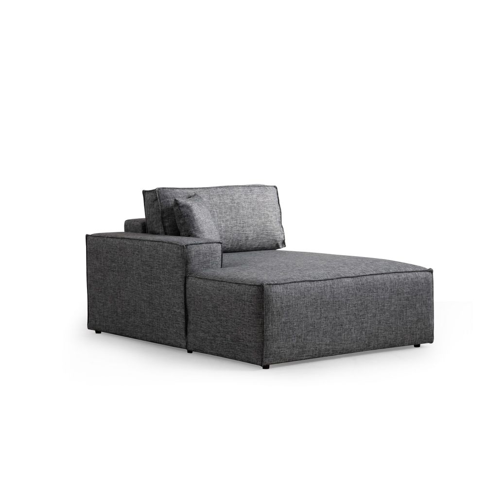 Pırlo Kutni Sofa na Razvlačenje - Tamno Siva slika 9