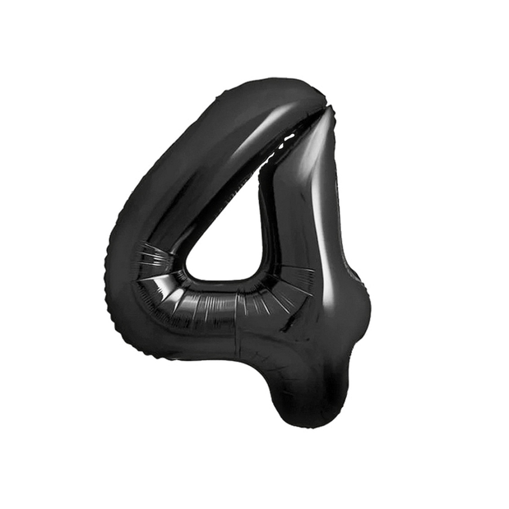 CH-B8C4 Folijski balon Matt Crni 85 cm slika 1
