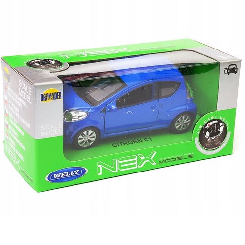 Citroën C1 blue 1:34 slika 3