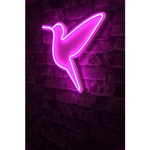 Wallity Ukrasna plastična LED rasvjeta, Little Bird - Pink slika 9