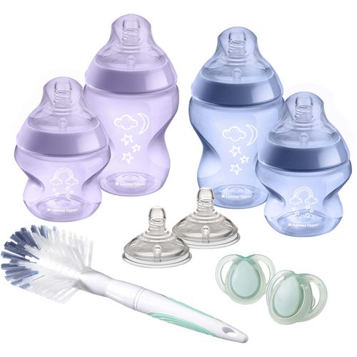 Tommee Tippee Closer to nature set bočica za hranjenje, ljubičasti slika 2