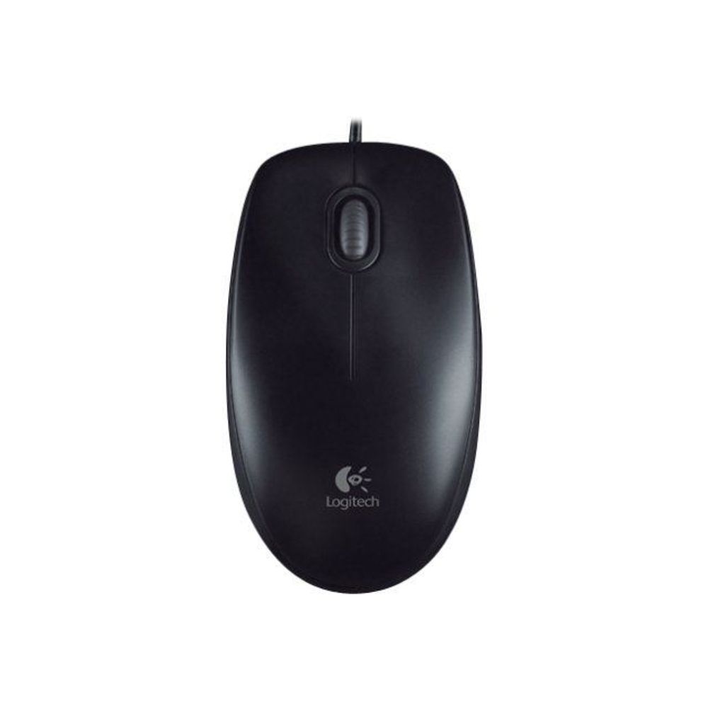 Miš žični Logitech B100 optical USB, crni slika 1