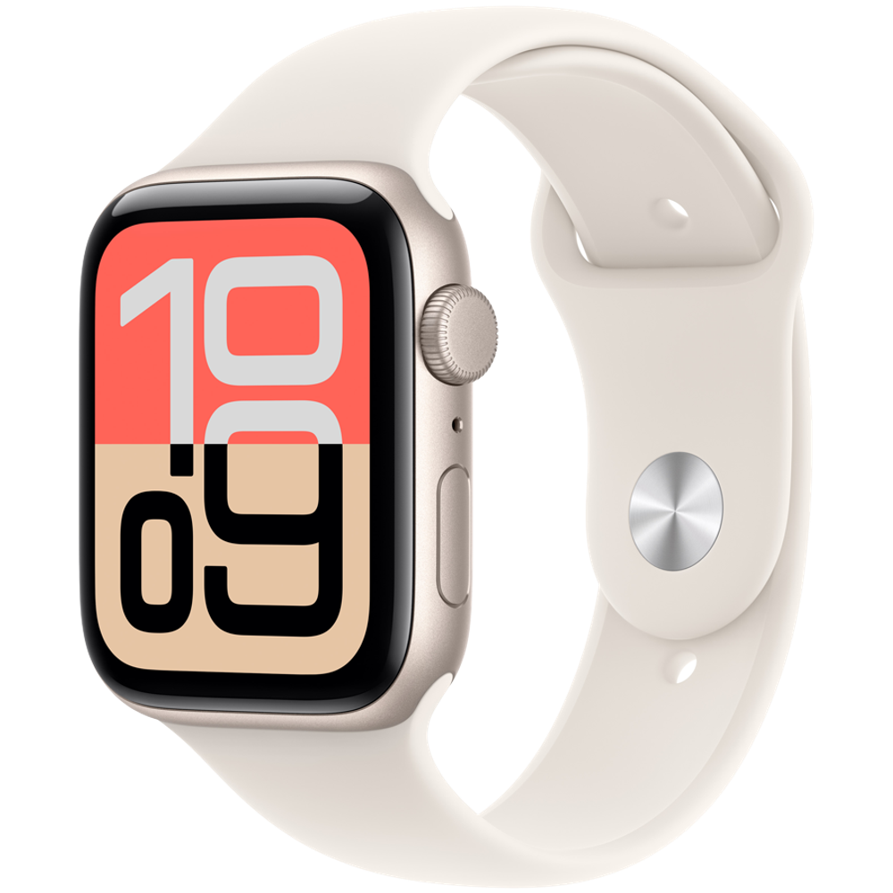 Apple Watch SE 3 Starlight Aluminium kućište sa Starlight Sport trakom - S/M, Model A3325 slika 1